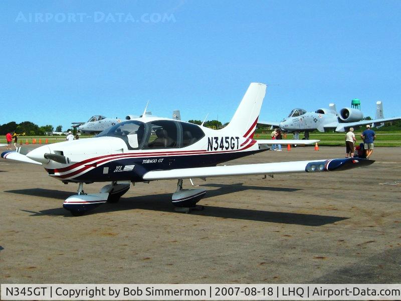 N345GT, 2003 Socata TB-200 C/N 2191, Attending Wings of Victory Airshow - Lancaster, OH