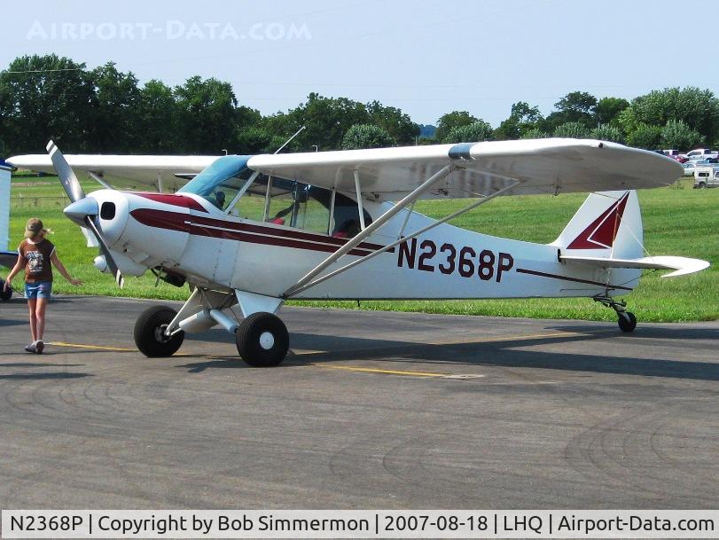 N2368P, 1955 Piper PA-18A-150 Super Cub C/N 18-4257, Attending Wings of Victory Airshow - Lancaster, OH