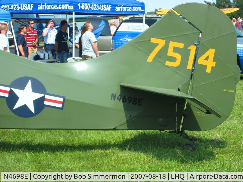 N4698E, 1950 Champion 7EC C/N 7EC-45, Wings of Victory Airshow - Lancaster, OH