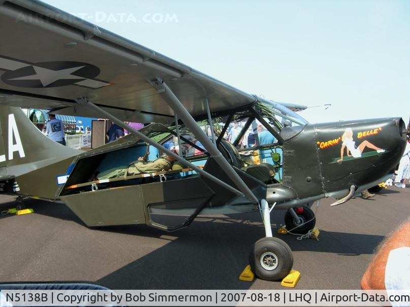 N5138B, 1956 Stinson OY-2 C/N 04013, Wings of Victory Airshow - Lancaster, OH