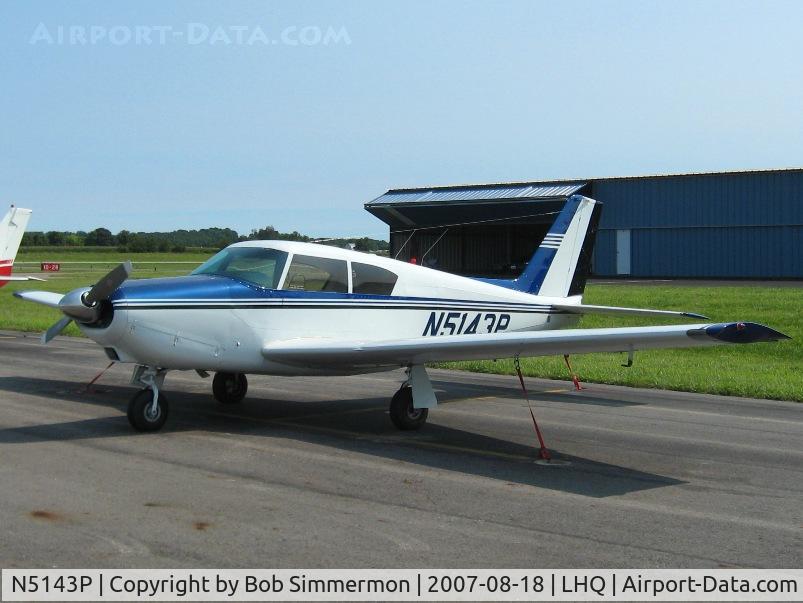 N5143P, 1958 Piper PA-24-250 Comanche C/N 24-159, On the ramp at Lancaster, OH