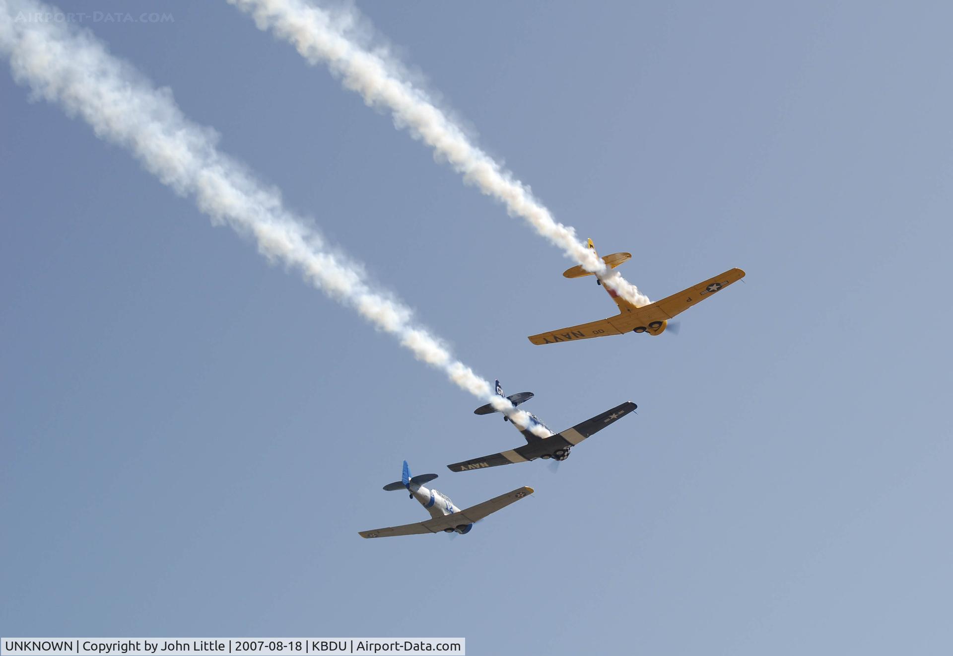 UNKNOWN, , Formation Fly over Boulder Airport Open House