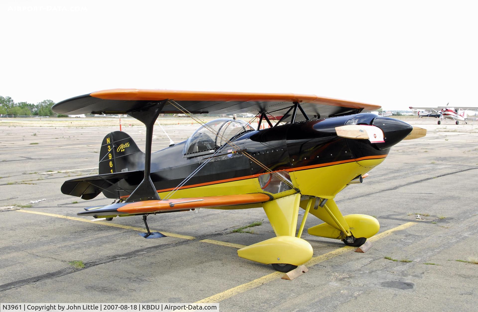 N3961, 1974 Pitts S-1C Special C/N 563EP, Pitts Special at the Boulder Open House