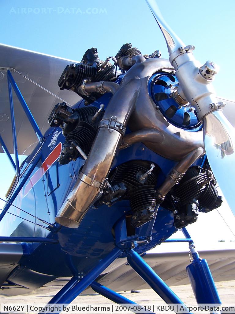 N662Y, Waco ASO C/N 3228, Waco on display at Boulder Open House