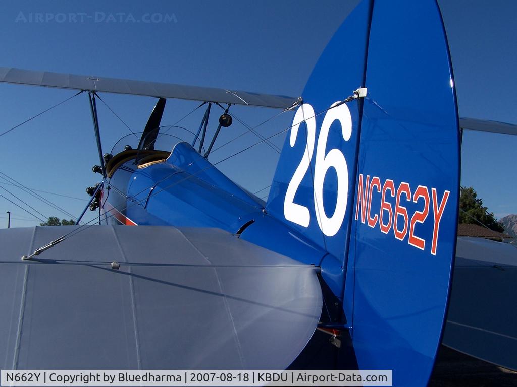 N662Y, Waco ASO C/N 3228, Waco on display at Boulder Open House
