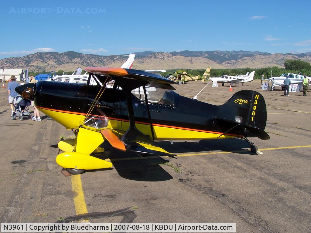 N3961, 1974 Pitts S-1C Special C/N 563EP, Pitts Special at the Boulder Open House
