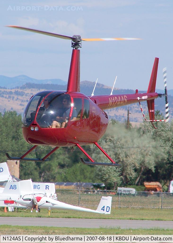 N124AS, 2006 Robinson R44 II C/N 11232, Flights at Boulder Open House