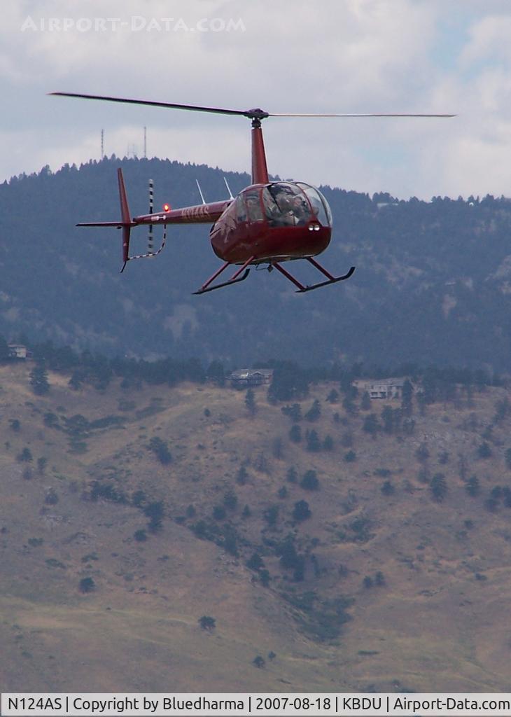 N124AS, 2006 Robinson R44 II C/N 11232, Flights at Boulder Open House