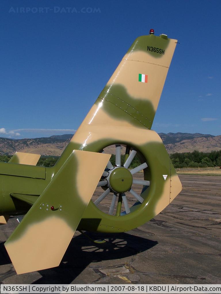 N365SH, 1986 Aerospatiale SA-365F Dauphin 2 C/N 6202, AS365 Dauphin 2 Parked for display at Boulder's Open House.