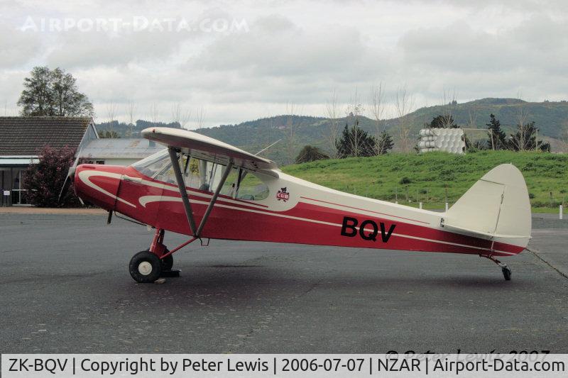 ZK-BQV, Piper PA-18 C/N 18-5546, taildragger trainer