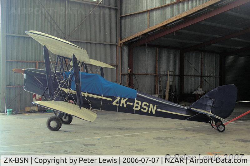 ZK-BSN, De Havilland Australia DH-82A Tiger Moth C/N DHA501, Australian-built ex-RNZAF Tiger