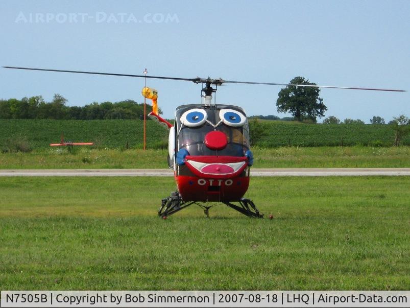 N7505B, 1985 Schweizer 300C (269C) C/N S1205, Otto the helicopter at Wings of Victory Airshow - Lancaster, OH
