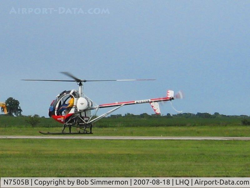 N7505B, 1985 Schweizer 300C (269C) C/N S1205, Otto the helicopter at Wings of Victory Airshow - Lancaster, OH