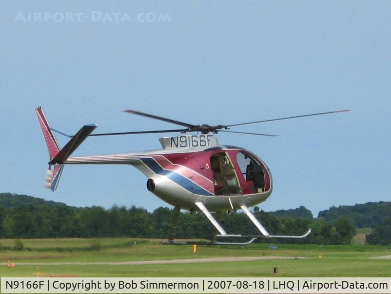 N9166F, 1973 Hughes 369HS C/N 830510S, Helicopter rides at Wings of Victory Airshow - Lancaster, OH