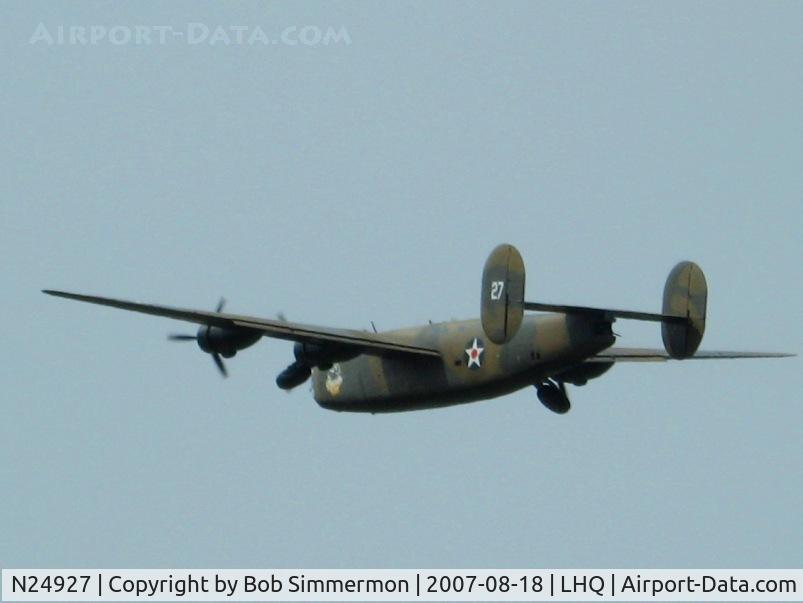 N24927, 1940 Consolidated Vultee RLB30 (B-24) C/N 18, Wings of Victory Airshow - Lancaster, OH