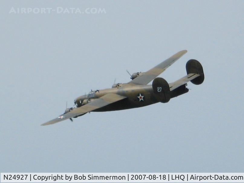 N24927, 1940 Consolidated Vultee RLB30 (B-24) C/N 18, Wings of Victory Airshow - Lancaster, OH