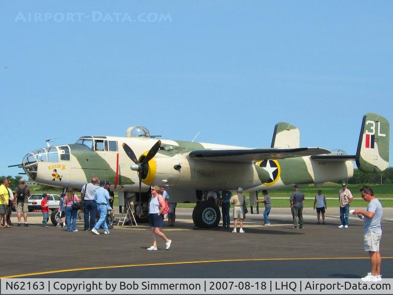 N62163, 1944 North American B-25J Mitchell Mitchell C/N 108-47451, Wings of Victory Airshow - Lancaster, OH