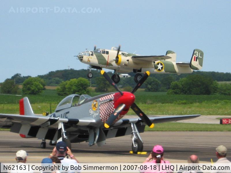 N62163, 1944 North American B-25J Mitchell Mitchell C/N 108-47451, Wings of Victory Airshow - Lancaster, OH
