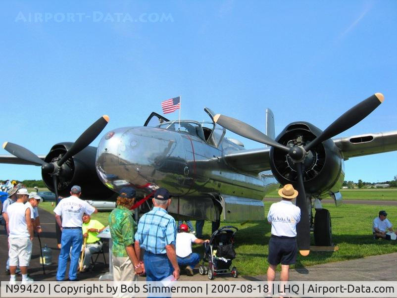 N99420, 1944 Douglas B-26B Invader C/N 27383, Wings of Victory Airshow - Lancaster, OH