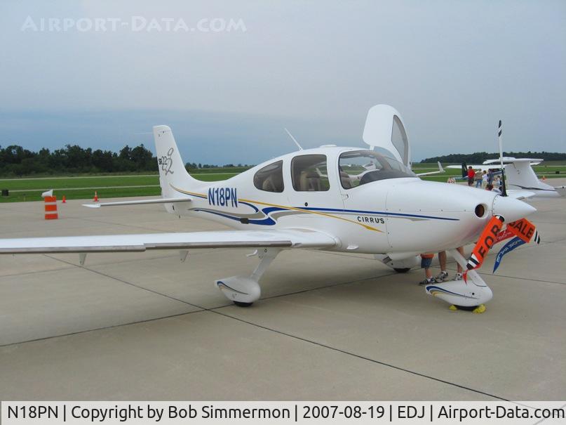 N18PN, 2005 Cirrus SR22 C/N 1264, Airfest 2007 - Bellefontaine, OH
