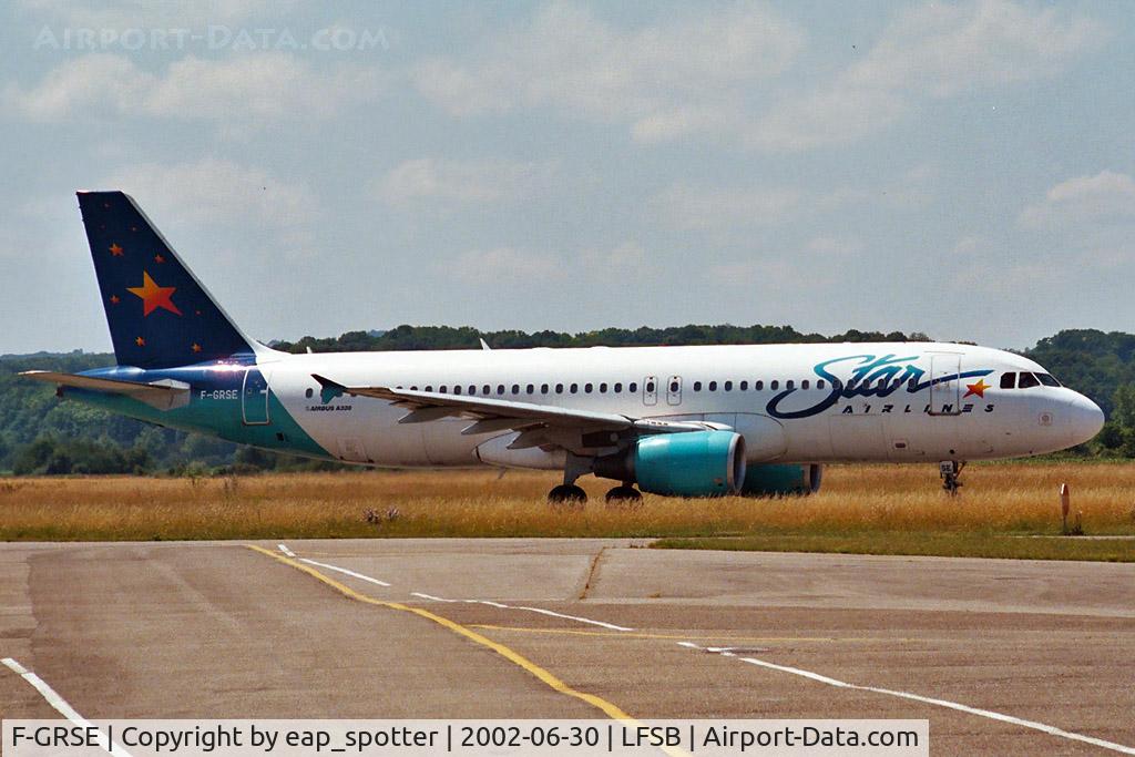 F-GRSE, 1997 Airbus A320-214 C/N 657, on taxiway bravo