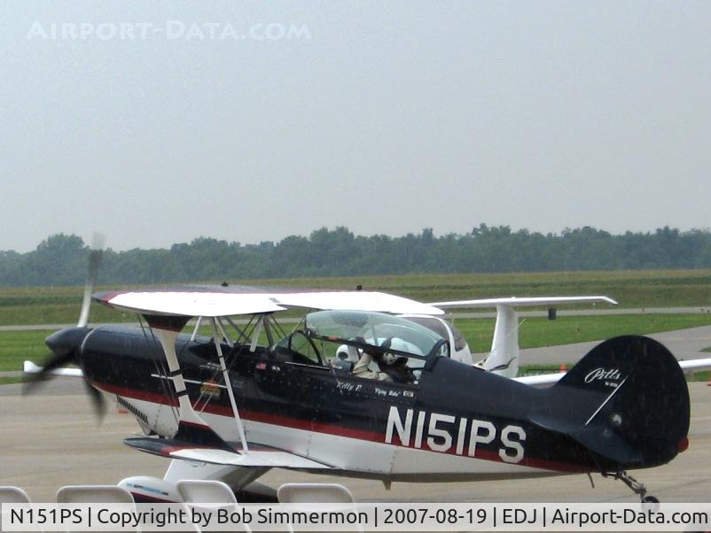 N151PS, 1994 Aviat Pitts S-2B Special C/N 5301, Former police officer Ms. Kelly Pietrowicz's Pitts at the Airfest 2007 - Bellefontaine, OH