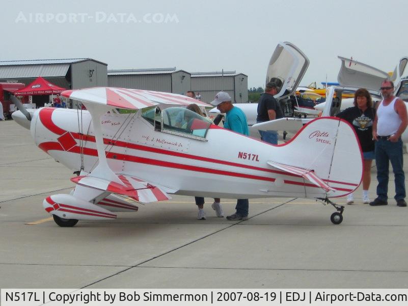 N517L, 1969 Pitts S-1 Special C/N BP1, Little Mick's S1 at Airfest 2007 - Bellefontaine, OH