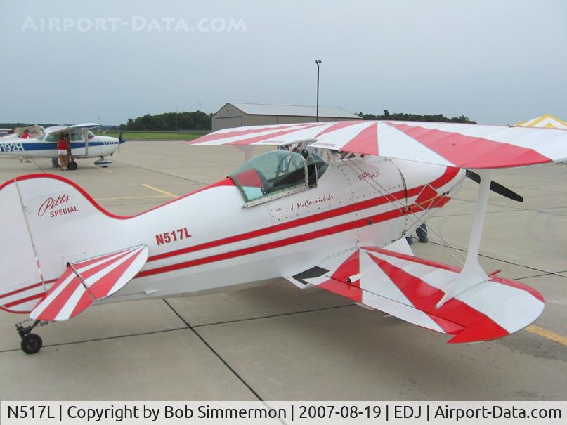 N517L, 1969 Pitts S-1 Special C/N BP1, Little Mick's S1 at Airfest 2007 - Bellefontaine, OH