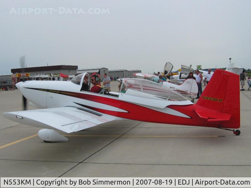 N553KM, 2004 Vans RV-8 C/N 81553, Attending Airfest 2007 - Bellefontaine, OH