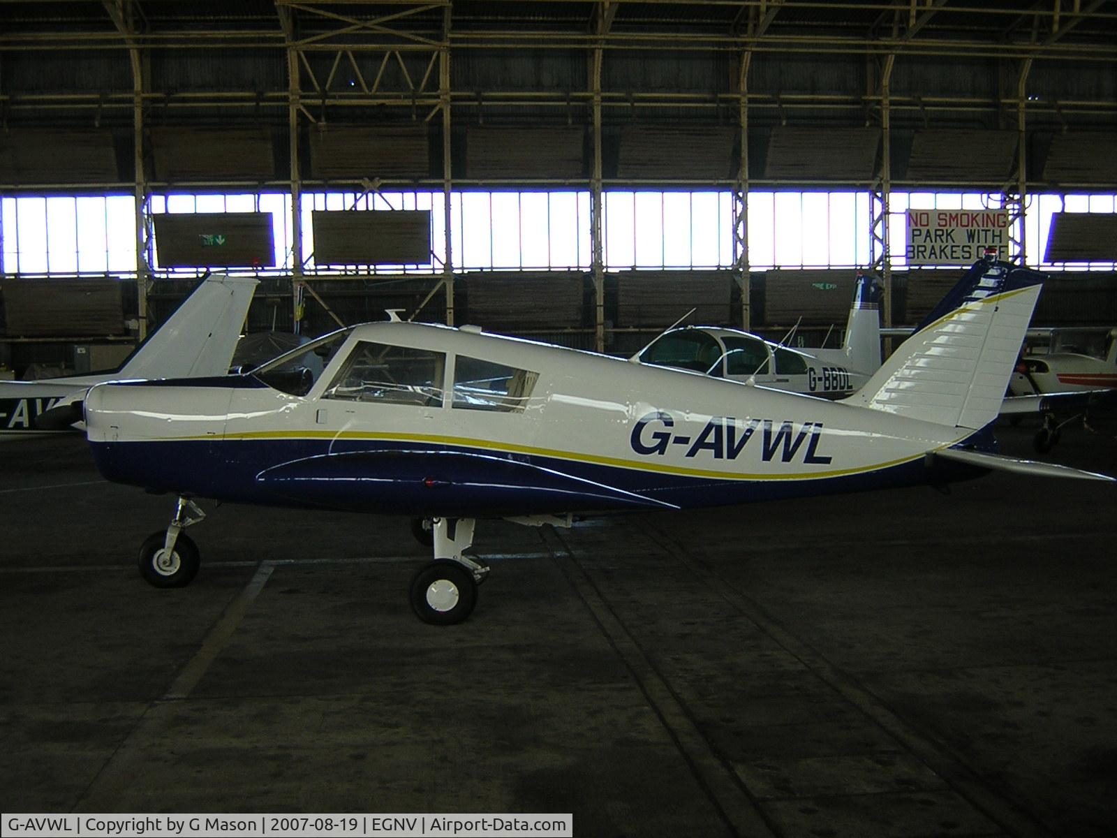 G-AVWL, 1967 Piper PA-28-140 Cherokee C/N 28-24000, Left of aircraft