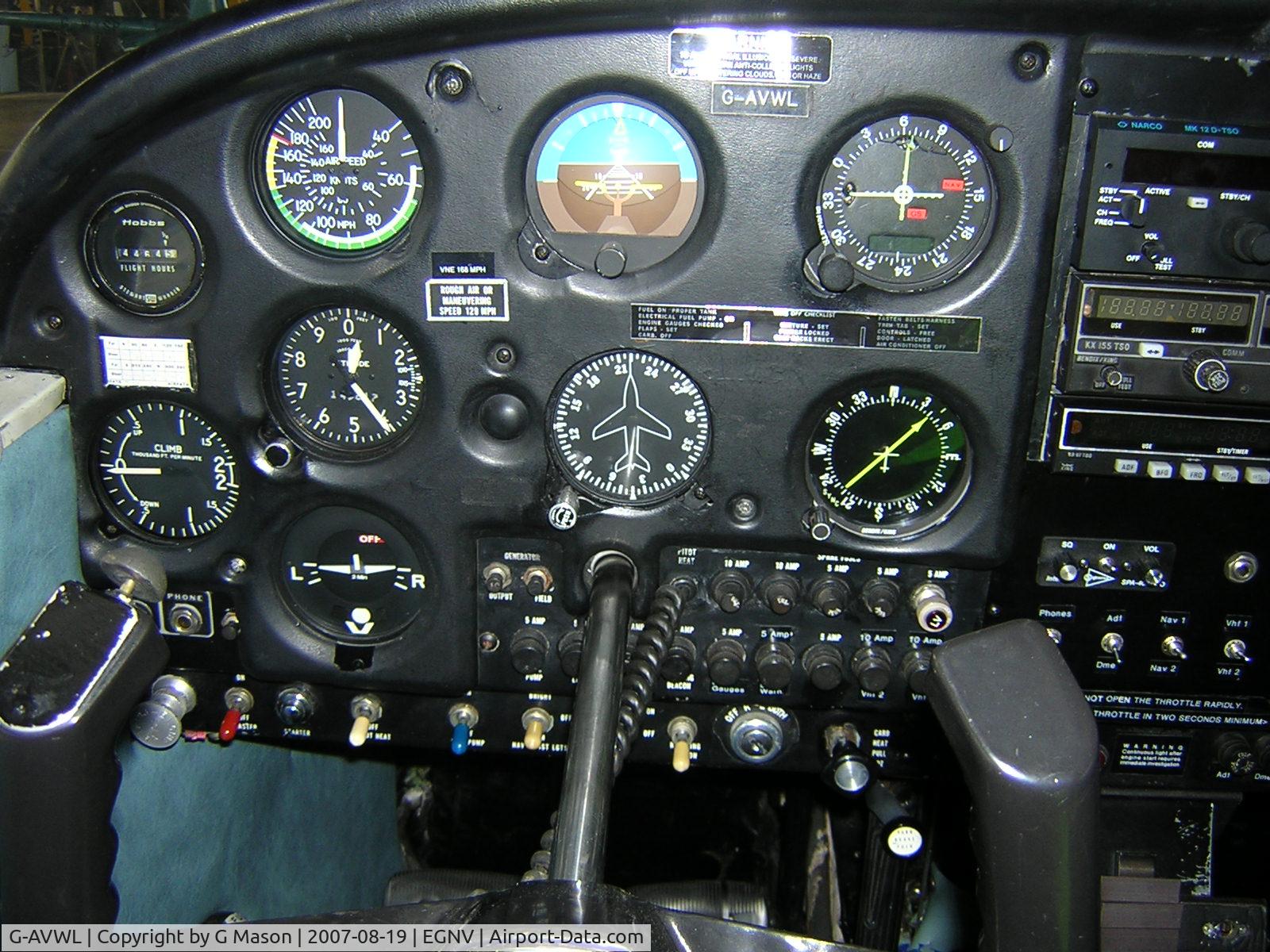 G-AVWL, 1967 Piper PA-28-140 Cherokee C/N 28-24000, Left seat
