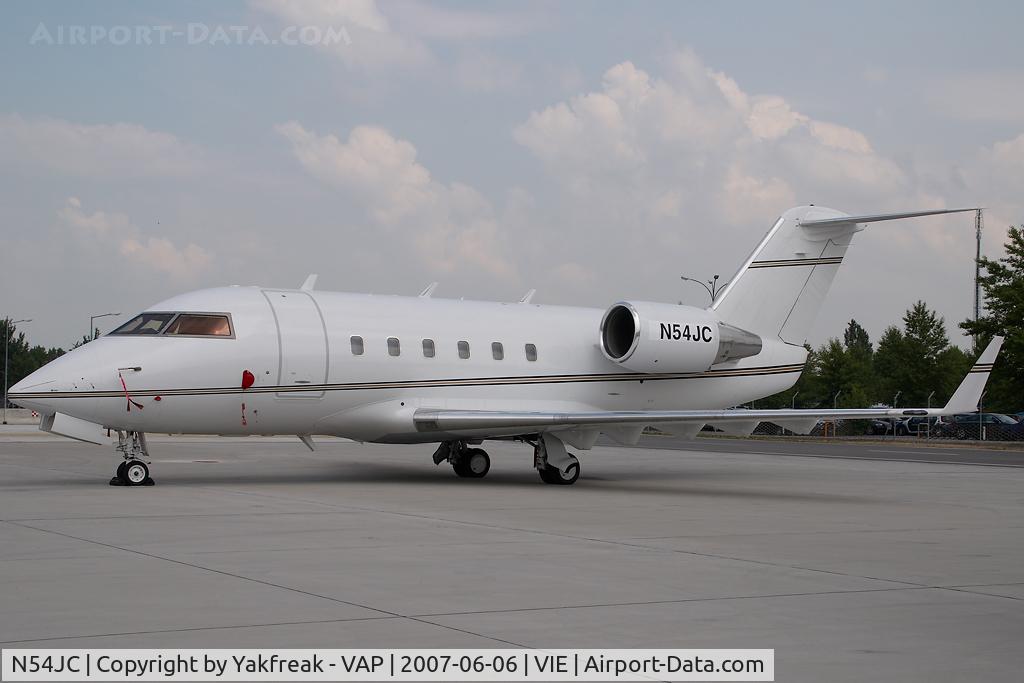 N54JC, 1997 Bombardier Challenger 604 (CL-600-2B16) C/N 5347, Canadair Challenger