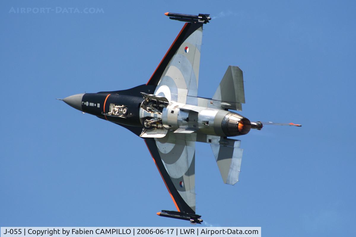 J-055, Fokker F-16AM Fighting Falcon C/N 6D-138, F-16MLU 6D-138