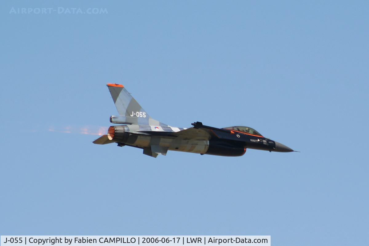 J-055, Fokker F-16AM Fighting Falcon C/N 6D-138, F-16MLU 6D-138