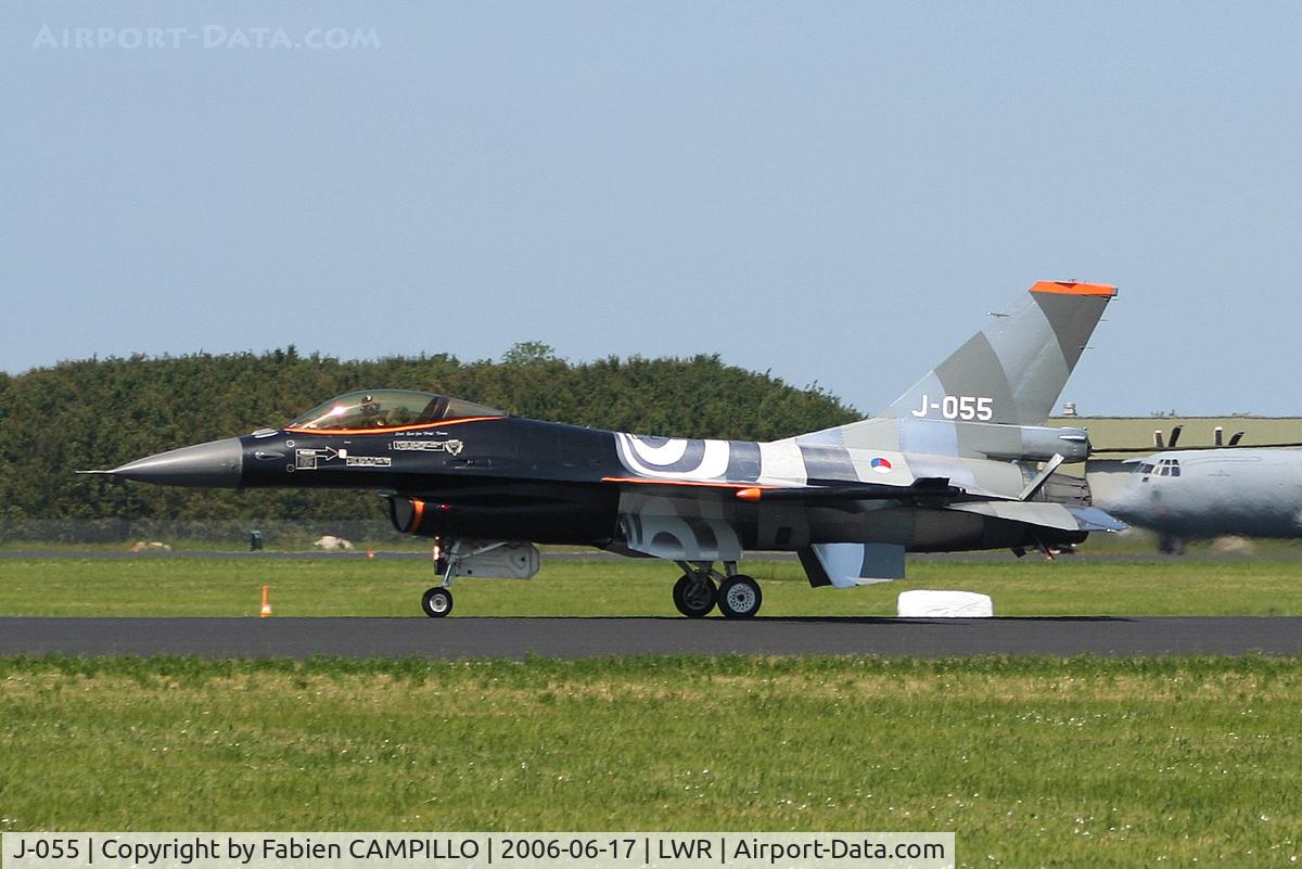 J-055, Fokker F-16AM Fighting Falcon C/N 6D-138, F-16MLU 6D-138