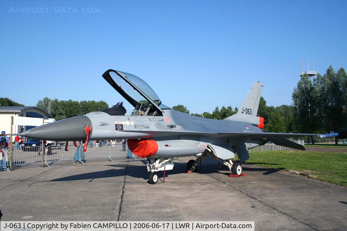J-063, Fokker F-16AM Fighting Falcon C/N 6D-146, F-16AM 6D-146