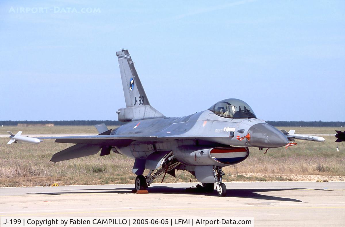 J-199, Fokker F-16AM Fighting Falcon C/N 6D106, F-16A MLU 6D-106