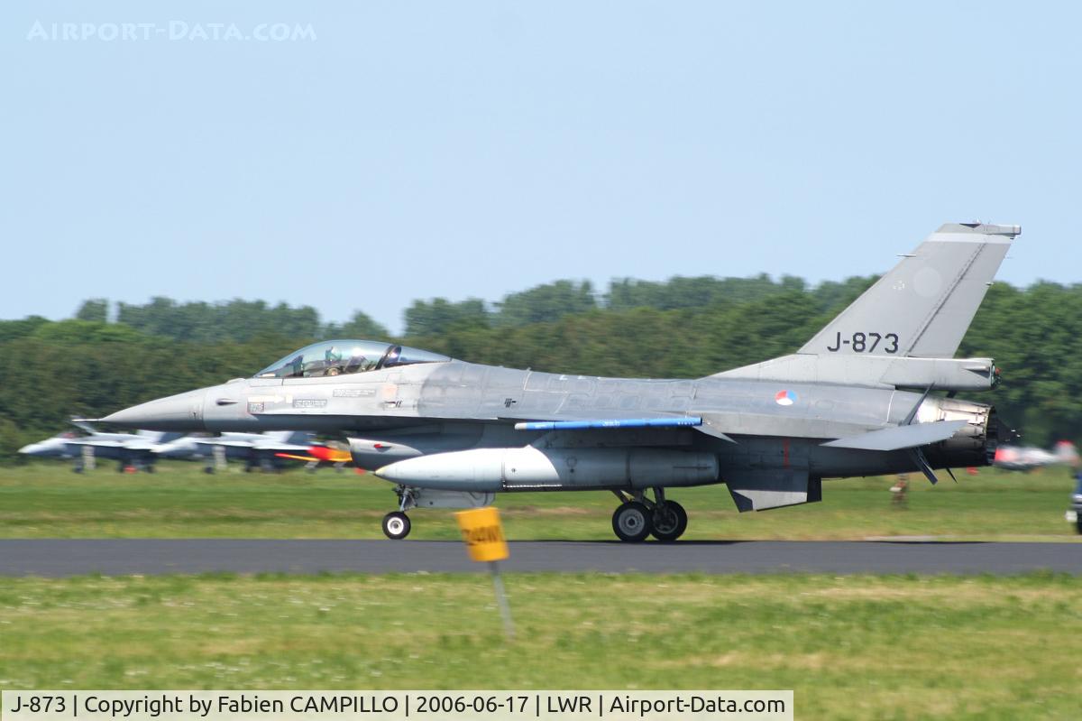 J-873, 1981 Fokker F-16AM Fighting Falcon C/N 6D-90, F-16AM 6D-90