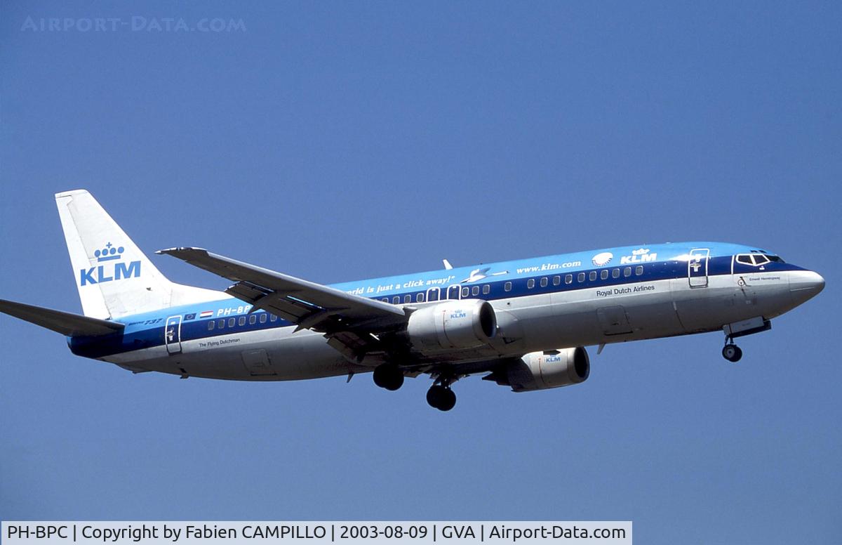 PH-BPC, 1989 Boeing 737-4Y0 C/N 24468, KLM