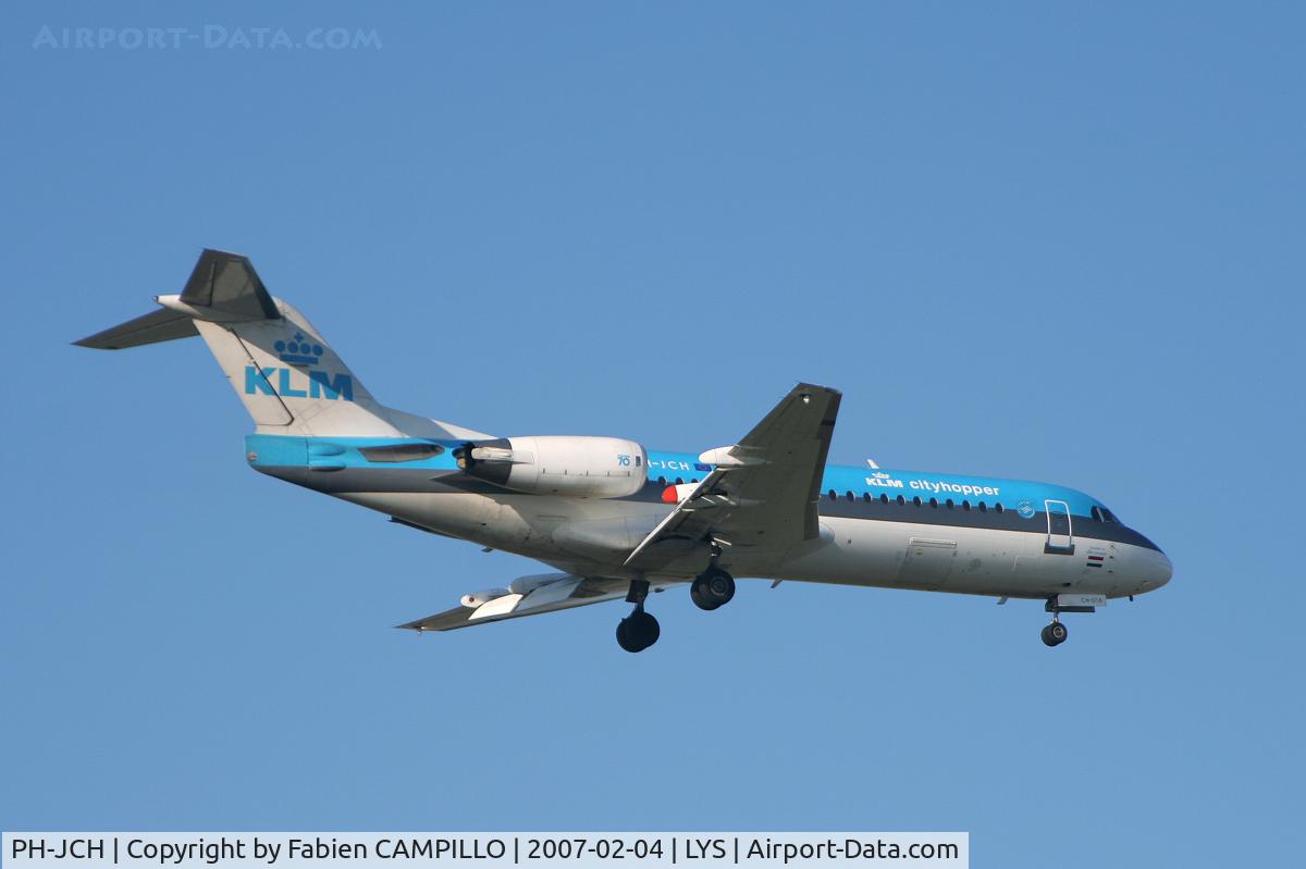 PH-JCH, 1994 Fokker 70 (F-28-0070) C/N 11528, Fokker F70 11528 KLM