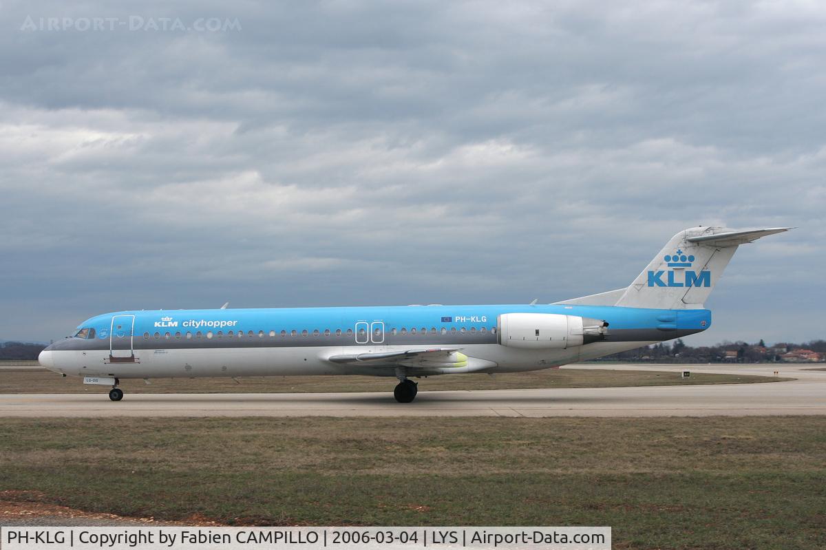 PH-KLG, 1989 Fokker 100 (F-28-0100) C/N 11271, KLM Cityhopper