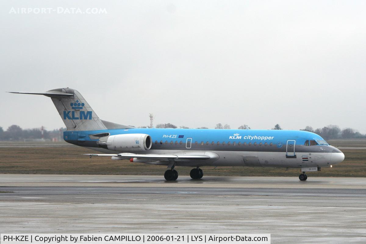 PH-KZE, 1996 Fokker 70 (F-28-0070) C/N 11576, KLM Cityhopper