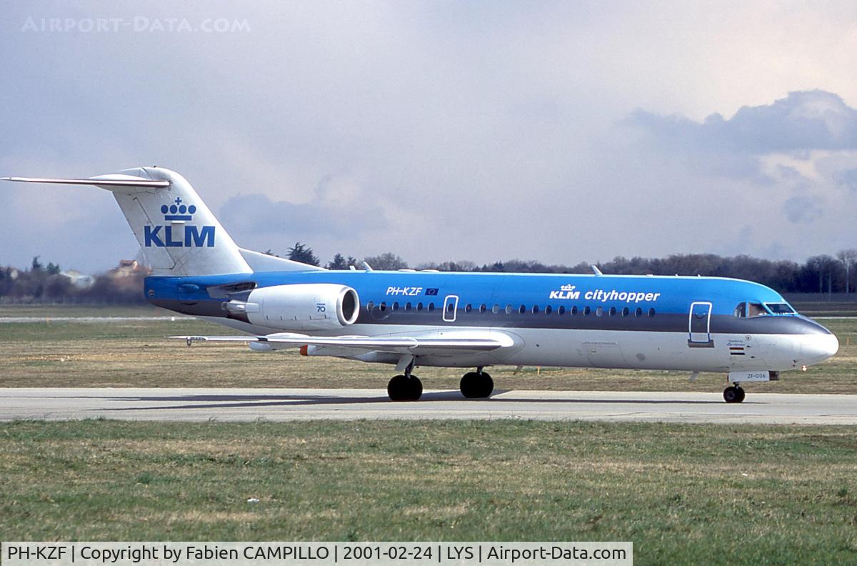 PH-KZF, 1996 Fokker 70 (F-28-0070) C/N 11577, KLM Cityhopper