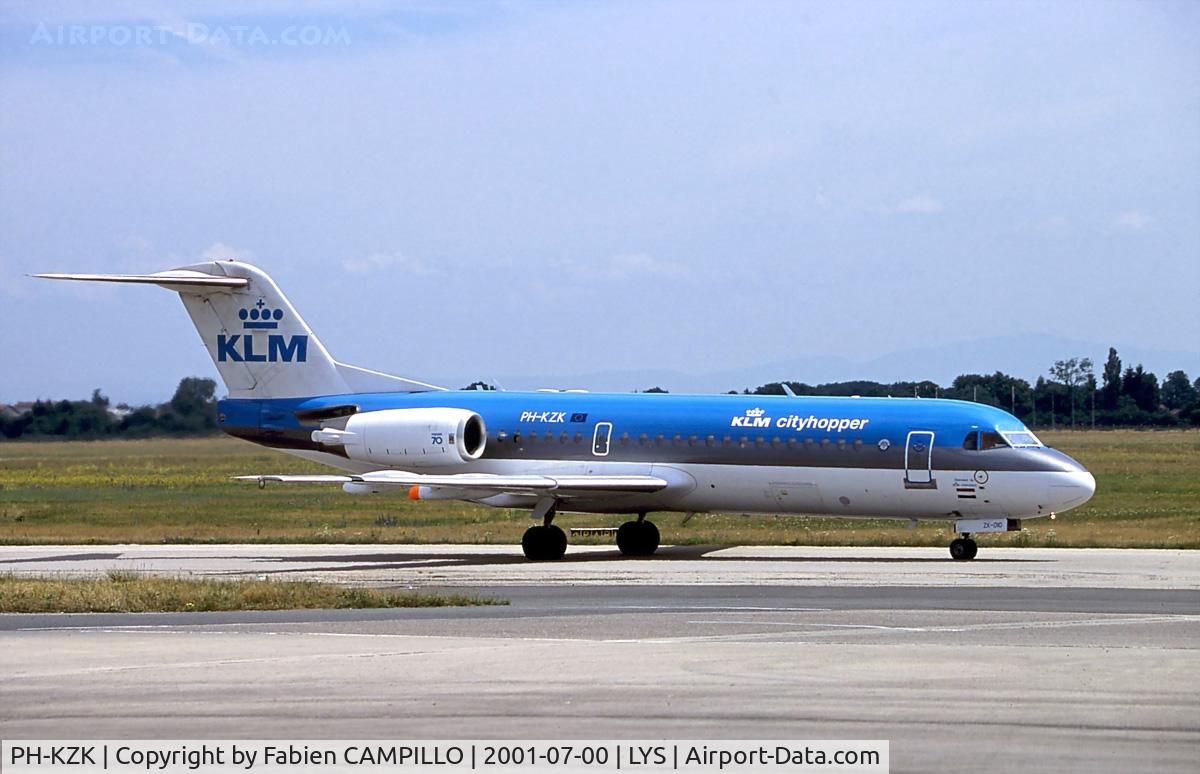 PH-KZK, 1997 Fokker 70 (F-28-0070) C/N 11581, KLM Cityhopper