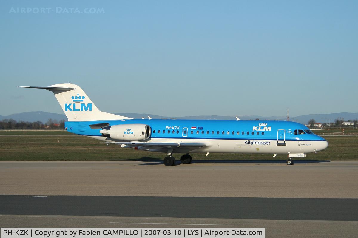 PH-KZK, 1997 Fokker 70 (F-28-0070) C/N 11581, KLM Cityhopper