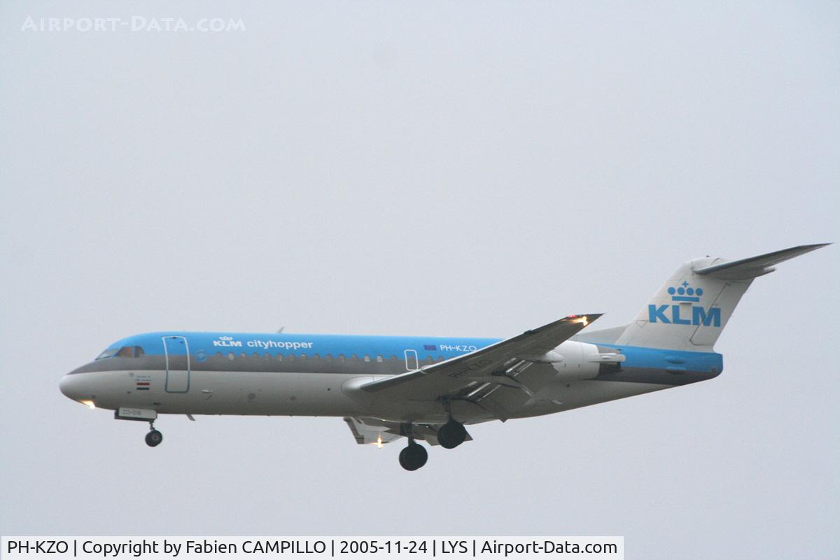 PH-KZO, 1995 Fokker 70 (F-28-0070) C/N 11538, KLM Cityhopper