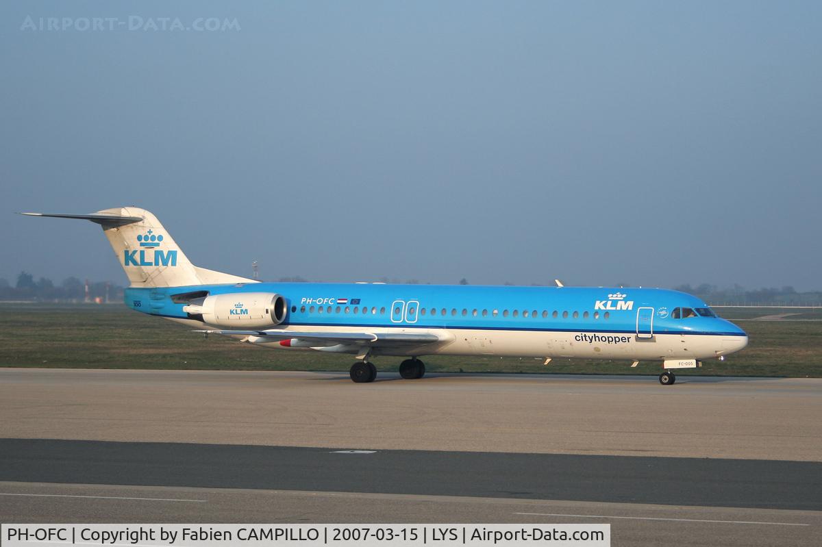 PH-OFC, 1989 Fokker 100 (F-28-0100) C/N 11263, KLM Cityhopper