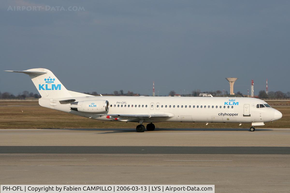 PH-OFL, 1993 Fokker 100 (F-28-0100) C/N 11444, KLM Cityhopper