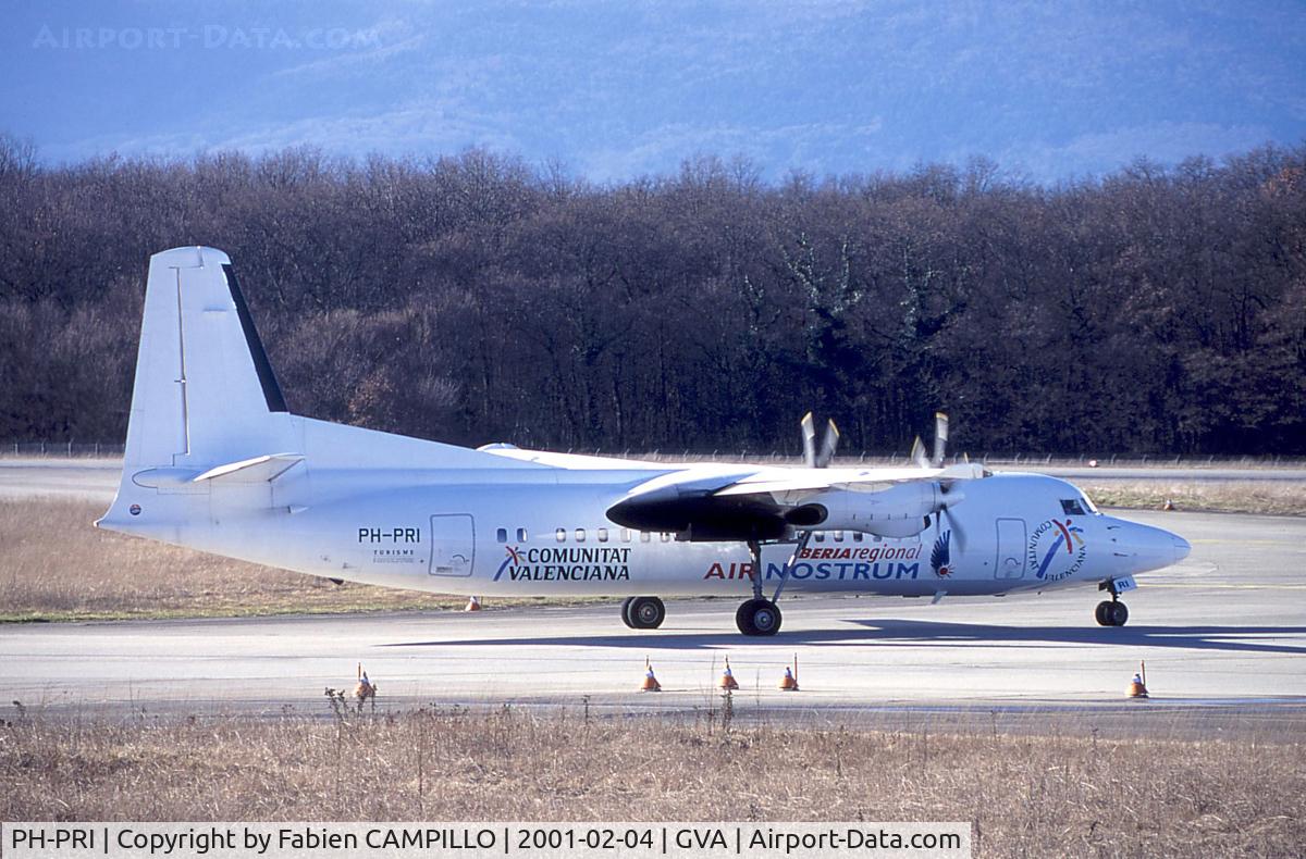 PH-PRI, 1990 Fokker 50 C/N 20201, Iberia Regional Air Nostrum