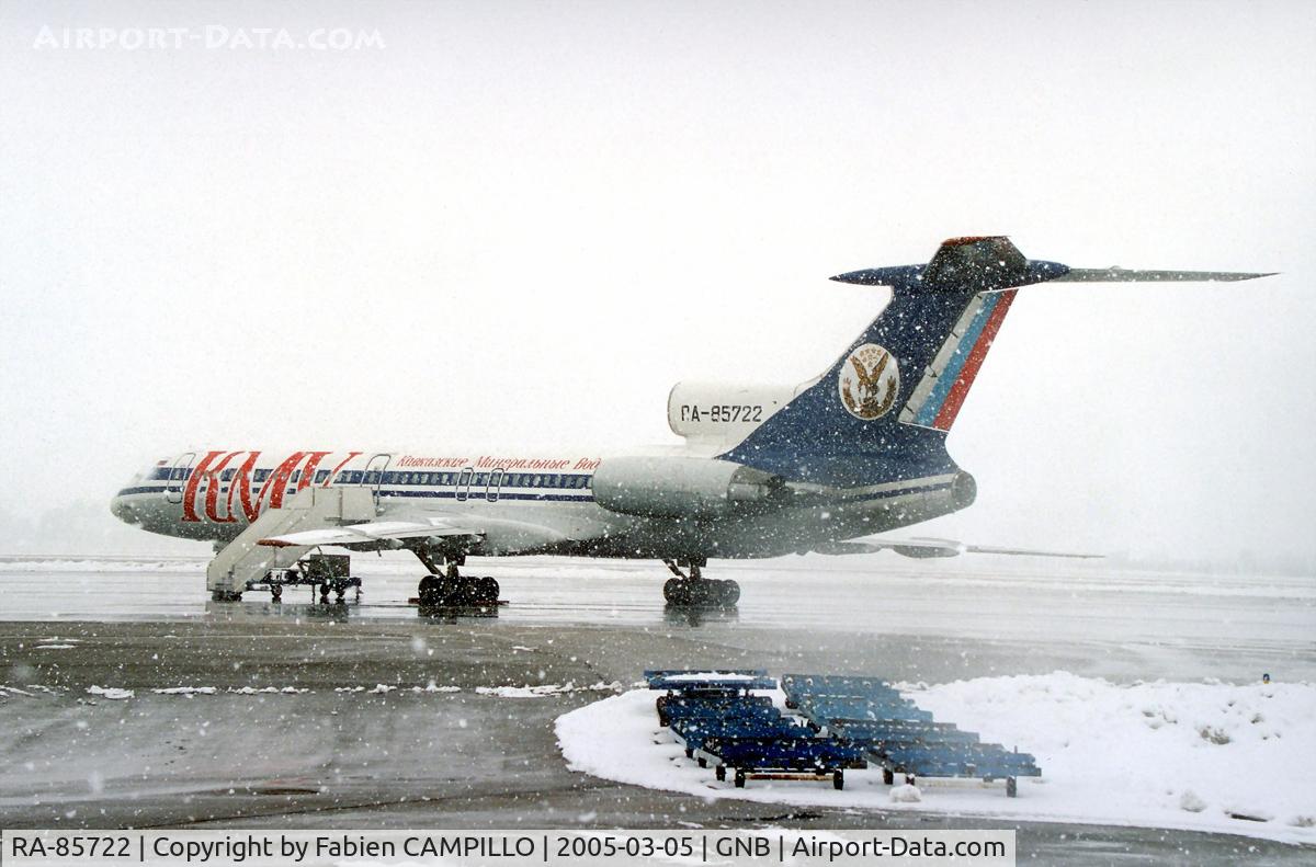 RA-85722, 1993 Tupolev Tu-154M C/N 93A954, KMV